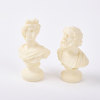 A Pair Of Miniature Classical Marble Busts Apollo And Homer - 2