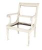 A Louis XVI Style Painted Chair Frame