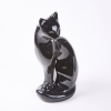 A Large Ceramic Black Cat - 2