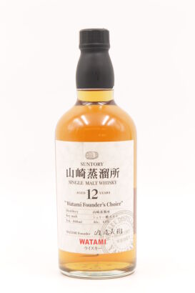 (1) Suntory Watami Founders Choice 12 year old Single Malt Japanese Whisky