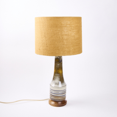 A Rare Temuka Stoneware Lamp