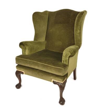 A Georgian Style Wing Back Chair