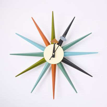 A George Nelson for Vitra Style Sunburst Wall Clock