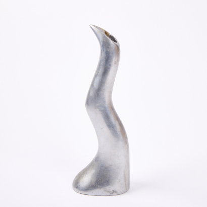 An Anna Everlund Modernist Aluminium Candlestick C.1980s