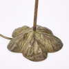 A One Off Sculptural Matthew Von Sturmer Bronze Water Lily Lamp - 2