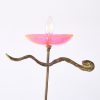 A One Off Sculptural Matthew Von Sturmer Bronze Water Lily Lamp - 4