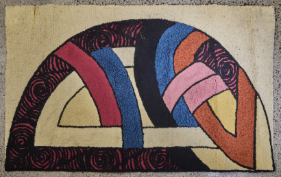 A Maude Cook-Davis Wool Rug and Wall Hanging