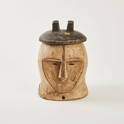 A Decorative Kwele Helmet Mask, Gabon