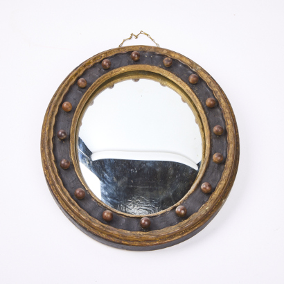 An Oval Detailed Mirror