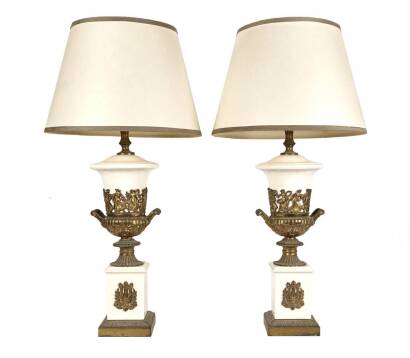 A Pair of Classically Inspired Lamp Bases