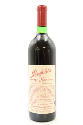 (1) 1986 Penfolds Grange Bin 95, South Australia [RP99][JR17.5]