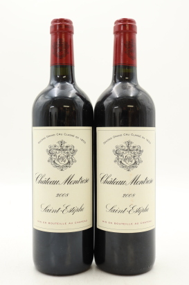 (2) 2008 Chateau Montrose, Saint-Estephe [JR17] [WE93]