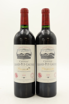 (2) 2002 Chateau Grand-Puy-Lacoste, Pauillac [JR16.5]