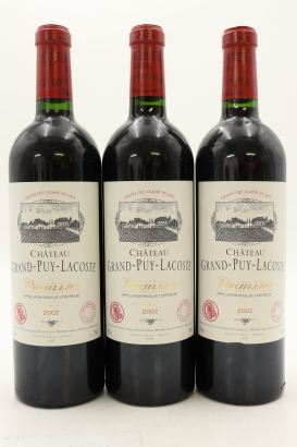 (3) 2002 Chateau Grand-Puy-Lacoste, Pauillac [JR16.5]