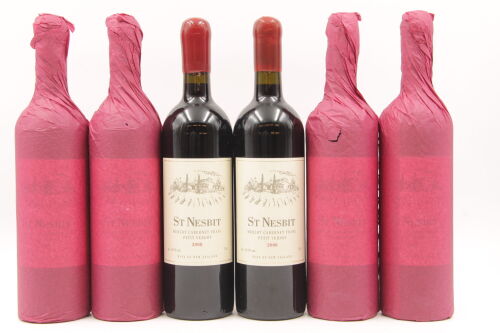 (6) 2008 St Nesbit Merlot Cabernet Franc Petit Verdot, Karaka
