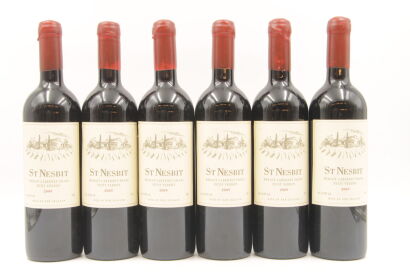 (6) 2009 St Nesbit Merlot Cabernet Franc Petit Verdot, Karaka