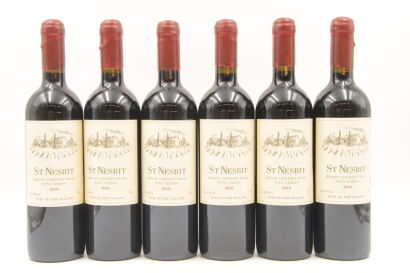 (6) 2010 St Nesbit Merlot Cabernet Franc Petit Verdot, Karaka