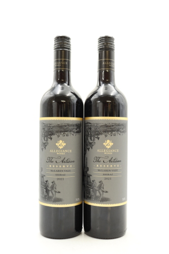 (2) 2021 Allegiance Wines The Artisan Shiraz, McLaren Vale