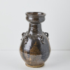 A Large Yvonne Rust Floor Pot with Lug Handles