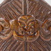 A Large Totara Carved Floor Pot - 2