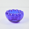 A Rebecca Heap Grandma Glass Jelly Mould in Blue Glass