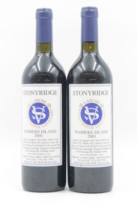 (2) 2001 Stonyridge Larose, Waiheke Island