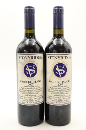 (2) 2007 Stonyridge Vineyard Larose, Waiheke Island