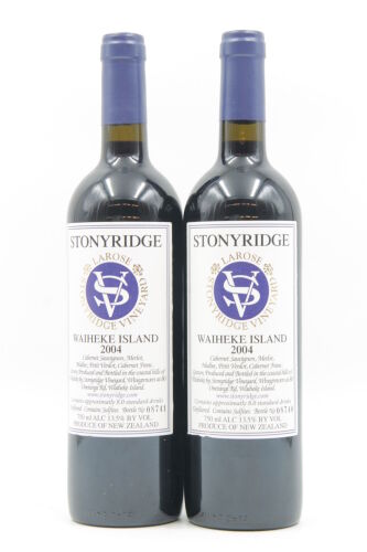 (2) 2004 Stonyridge Larose, Waiheke Island