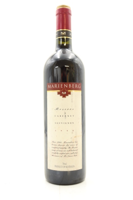 (1) 1998 Marienberg Reserve Cabernet Sauvignon, South Australia