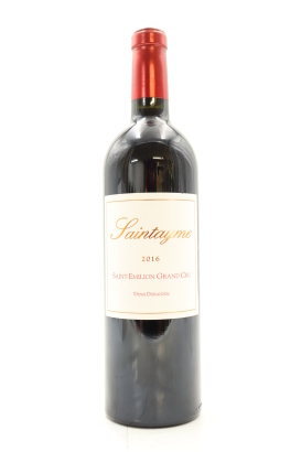 (1) 2016 Saintayme, Saint-Emilion Grand Cru [JR16.5]