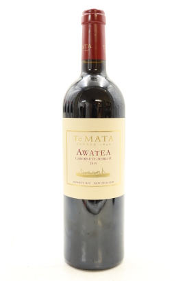 (1) 2019 Te Mata Estate Awatea Cabernets Merlot, Hawke's Bay