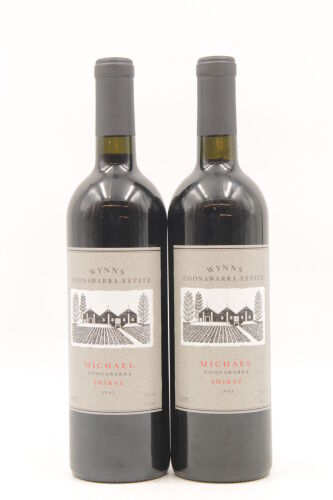 (2) 1993 Wynns Coonawarra Estate Michael Shiraz, Coonawarra