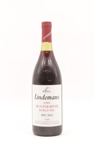 (1) 1989 Lindemans Bin 7803 Burgundy, Hunter River