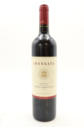 (1) 2015 Babich Wines Irongate Cabernet Merlot Franc, Hawke's Bay [JR16]