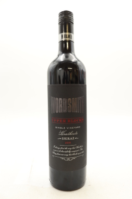 (1) 2016 Wordsmith Upper Blocks Single Vineyard Shiraz, Heathcote