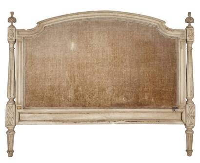 A Painted French Three Quarter Size Bed