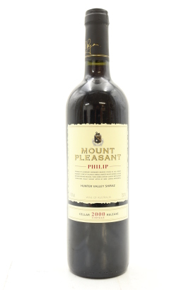 (1) 2000 Mount Pleasant Phillip Shiraz, Hunter Valley