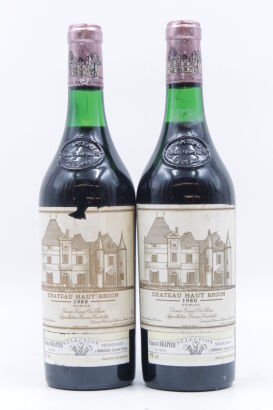 (2) 1980 Chateau Haut-Brion, Pessac-Leognan (TL)