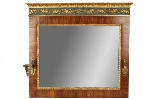 A Rosewood Framed Mirror