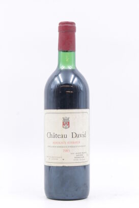 (1) 1983 Chateau David, Bordeaux Superieur