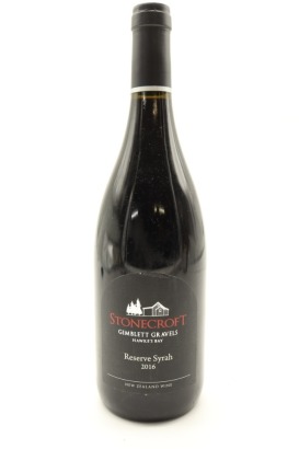 (1) 2016 Stonecroft Reserve Syrah, Gimblett Gravels