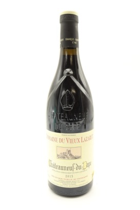 (1) 2015 Domaine du Vieux Lazaret Chateauneuf-du-Pape, Rhone