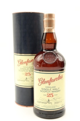 (1) Glenfarclas 25 Year Old Single Malt Scotch Whisky, 43% ABV