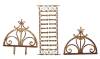 Four Pieces of Decorative Cast and Wrought Iron Work