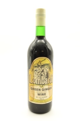 (1) NV Lombardi Green Ginger Blended with Wine, 18% ABV, 750ml