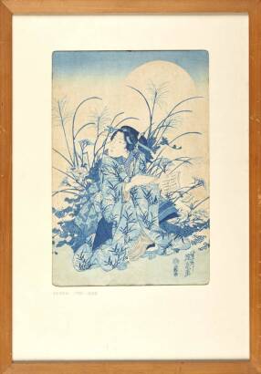 Yeisen (1790-1848) Japanese Woodblock Print