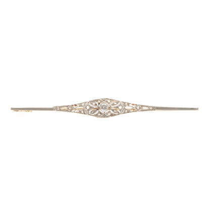 18ct Edwardian Diamond Brooch