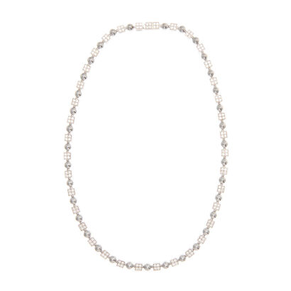 18ct White Gold Bvlgari Diamond Necklace