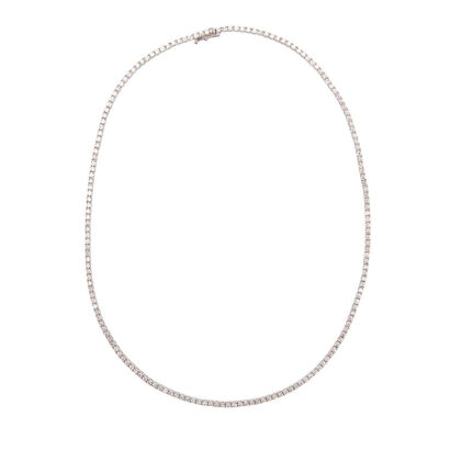 18ct White Gold Diamond Necklace