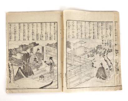 Japanese Woodblock Prints: An Endo Period Album Depicting the Secrets of Silk Manufacture